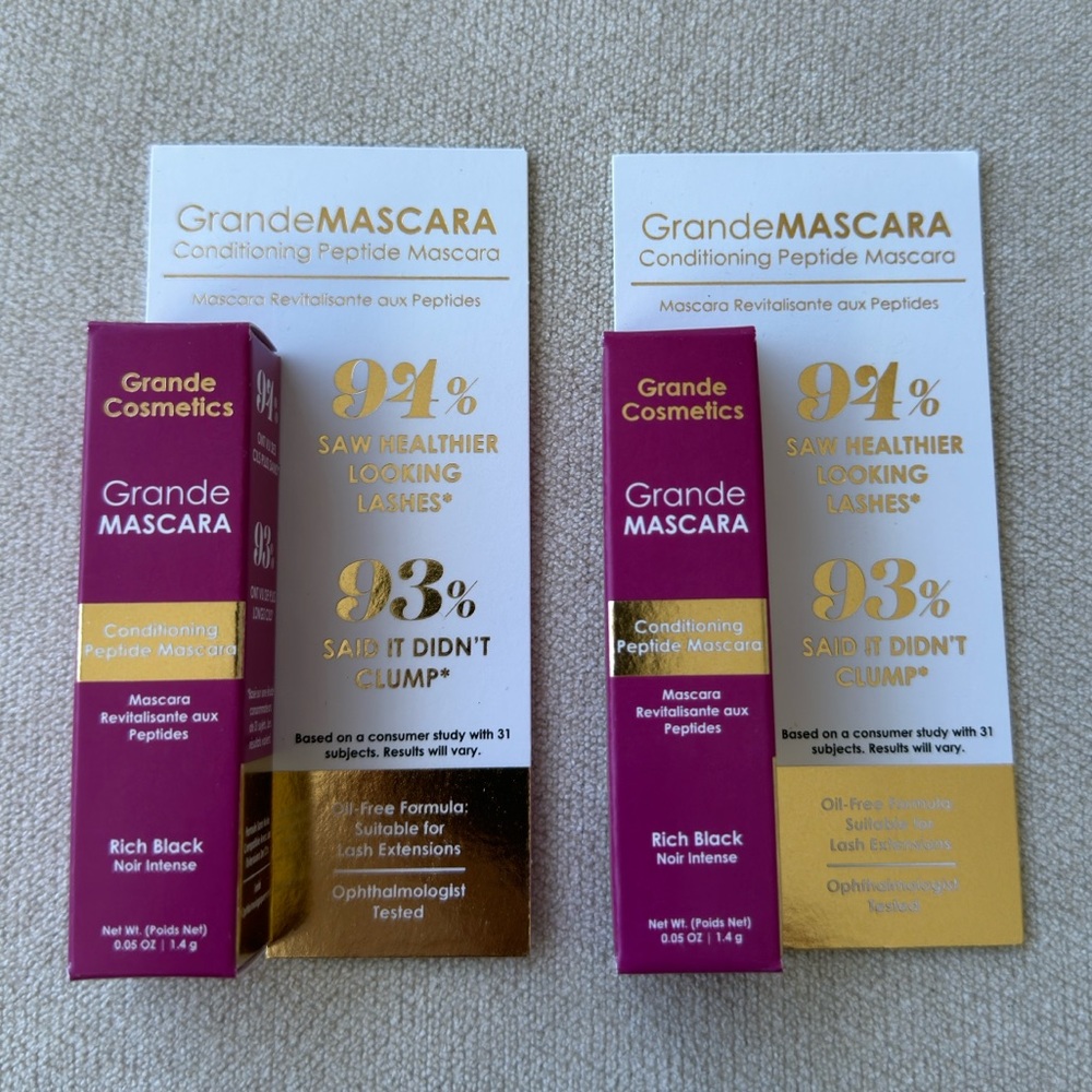 GRANDE MASCARA set of 2 - lash enhancing mascara